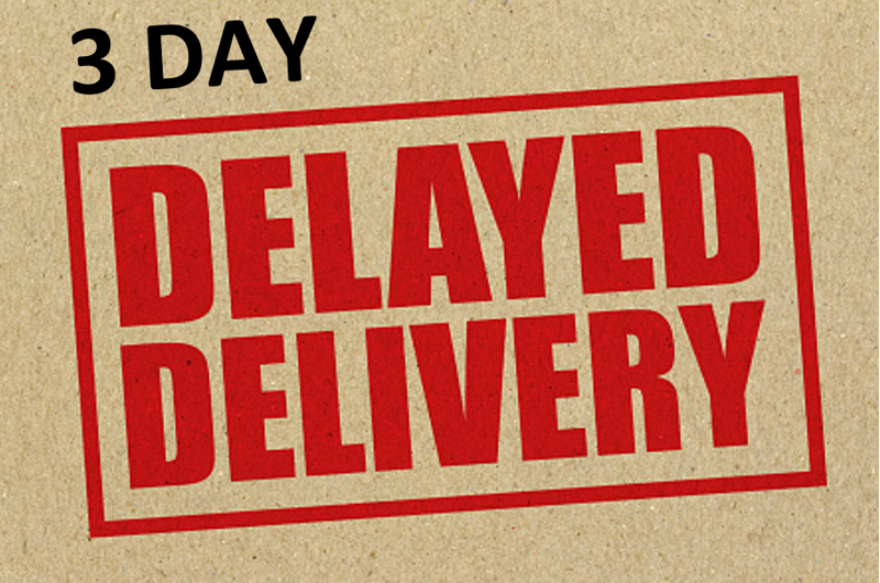 Item with 3 day delivery delay