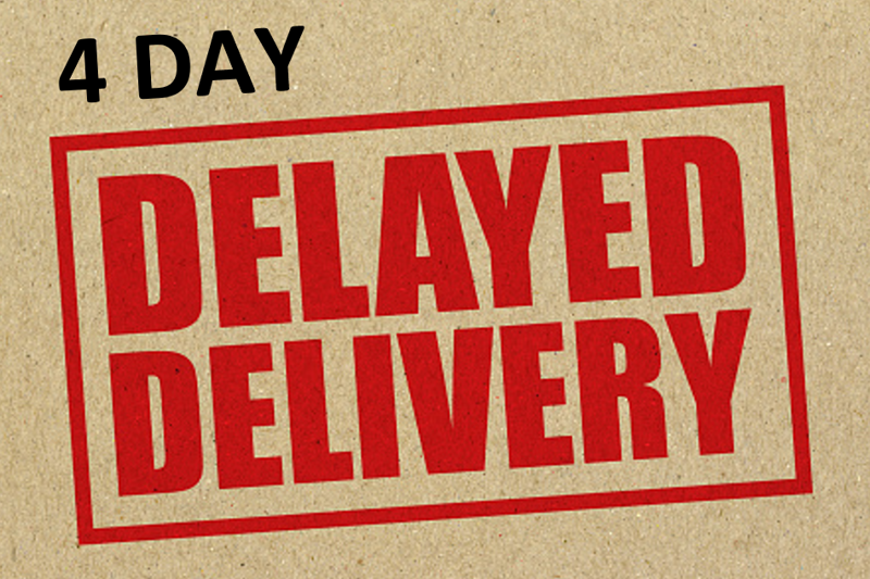 Item with 4 day delivery delay
